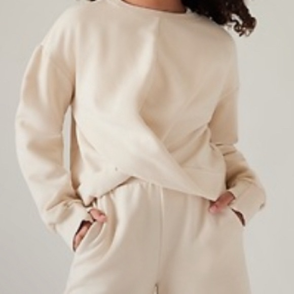 Athleta girls retroplush twist sweatshirt - Picture 2 of 7